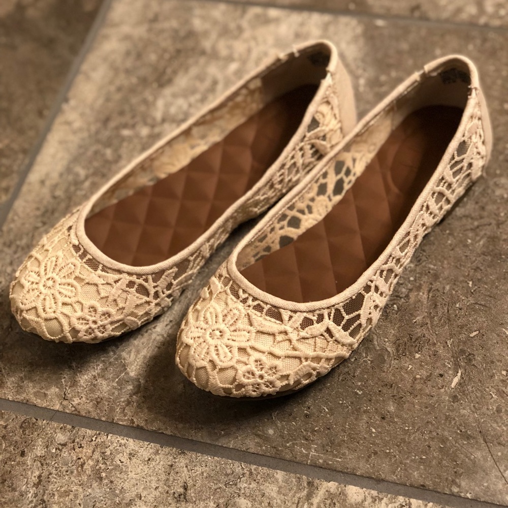 Crochet style  flats
